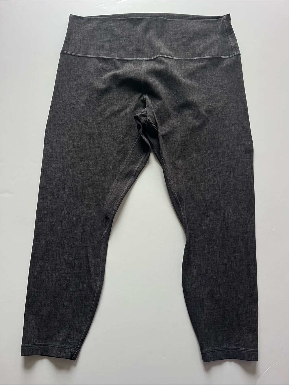 lululemon athletica High-Rise Pant 25” -Diamond Texture Print Black Multi -18